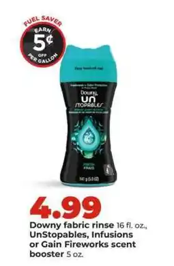 Hy-Vee Downy fabric rinse offer
