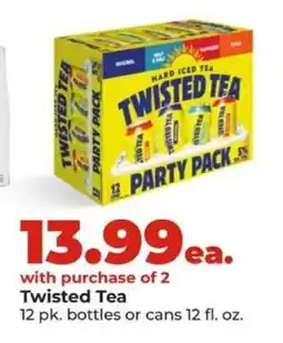 Hy-Vee Twisted Tea Party Pack offer