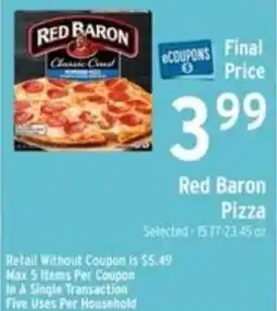 Brookshire's Red Baron Pizza offer