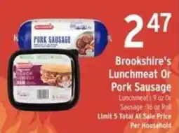 Brookshire's Brookshire's Lunchmeat Or Pork Sausage offer