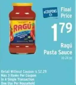 Brookshire's Ragu Pasta Sauce offer