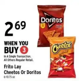 Brookshire's Frito Lay Cheetos Or Doritos offer