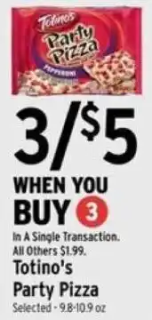 Brookshire's Totino's Party Pizza offer