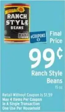 Brookshire's Ranch Style Beans offer