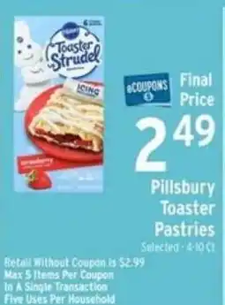 Brookshire's Pillsbury Toaster Pastries offer