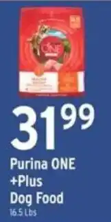 Brookshire's Purina ONE +Plus Dog Food offer