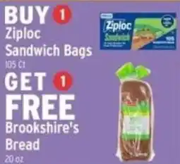 Brookshire's Ziploc Sandwich Bags offer