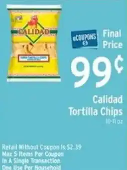 Brookshire's Calidad Tortilla Chips offer