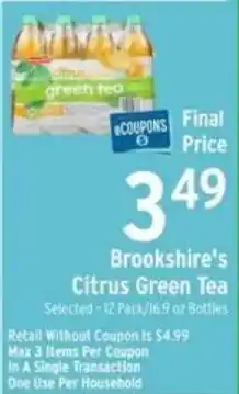 Brookshire's Brookshire's Citrus Green Tea offer