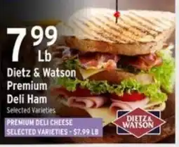 Brookshire's Dietz & Watson Premium Deli Ham offer