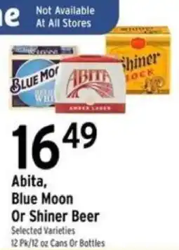 Brookshire's Abita, Blue Moon Or Shiner Beer offer