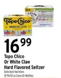 Brookshire's Topo Chico Or White Claw Hard Flavored Seltzer offer