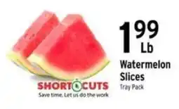 Brookshire's Shortcuts watermelon slices offer