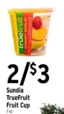 Brookshire's Sundia TrueFruit Fruit Cup offer