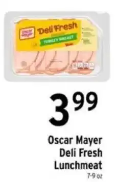 Brookshire's Oscar Mayer Deli Fresh Lunchmeat offer