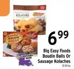 Brookshire's Big Easy Foods Boudin Balls Or Sausage Kolaches offer