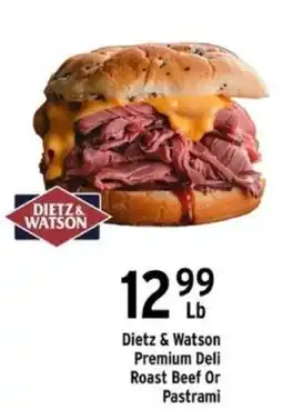 Brookshire's Dietz & Watson Premium Deli Roast Beef Or Pastrami offer