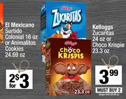 Super King Markets Kelloggs Zucaritas or Choco Krispie offer