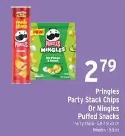 Brookshire's Pringles Party Stack Chips Or Mingles Puffed Snacks offer