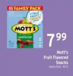 Brookshire's Mott's Fruit Flavored Snacks offer