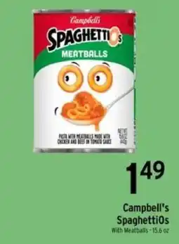 Brookshire's Campbell's SpaghettiOs With Meatballs offer