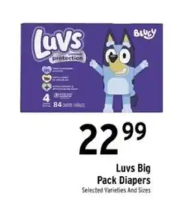 Brookshire's Luv's Big Pack Diapers offer