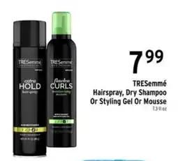 Brookshire's TRESemmé Hairspray, Dry Shampoo Or Styling Gel Or Mousse offer