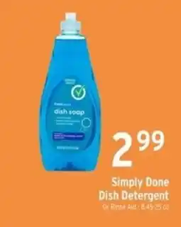 Brookshire's Simply Done Dish Detergent offer