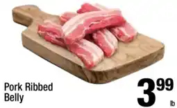Super King Markets Pork Ribbed Belly offer