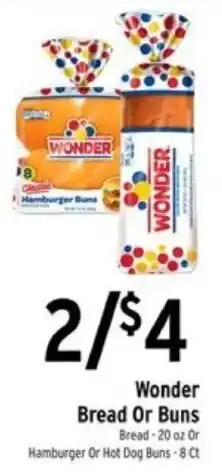 Brookshire's Wonder bread or buns offer