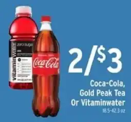 Brookshire's Coca-Cola, Gold Peak Tea Or Vitaminwater offer