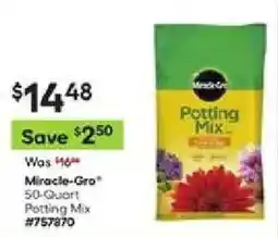 Lowe's Miracle-Gro Potting Mix offer