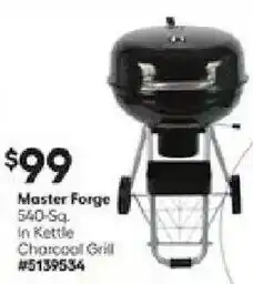 Lowe's Master Forge In Kettle Charcoal Grill offer