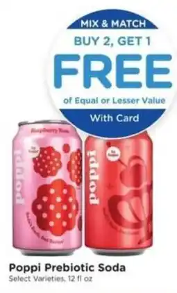 Mariano's Poppi Prebiotic Soda offer