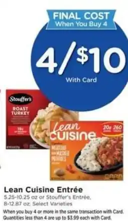 Mariano's Lean Cuisine Entrée offer