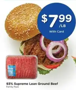 Mariano's 93% Supreme Lean Ground Beef offer