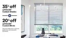 Lowe's levolor custom shades offer