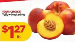 H-E-B Yellow Nectarines offer