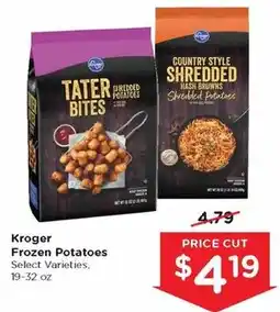 Mariano's Kroger frozen potatoes offer