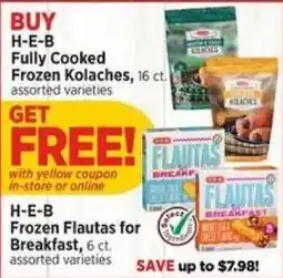 H-E-B H-E-B Fully Cooked Frozen Kolaches offer