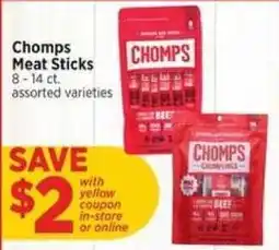 H-E-B Chomps meat sticks offer