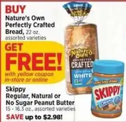 H-E-B Nature's Own Perfectly Crafted Bread offer