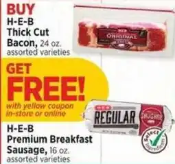 H-E-B H-E-B Thick Cut Bacon offer