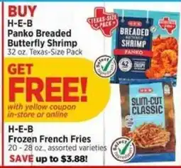 H-E-B H-E-B Panko Breaded Butterfly Shrimp offer