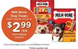 Mariano's Milk Bone Dog Treats offer