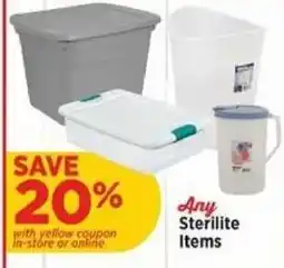 H-E-B Any Sterilite Items offer