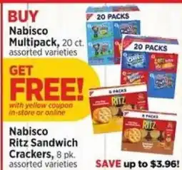 H-E-B Nabisco Multipack offer