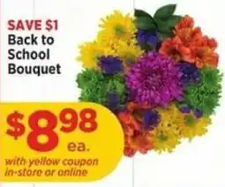 H-E-B Back to School Bouquet offer