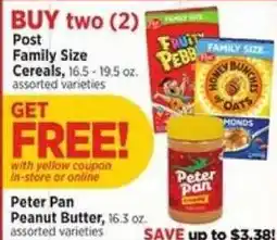 H-E-B Peter Pan Peanut Butter offer