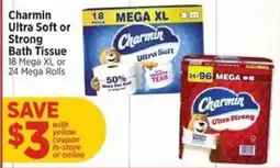 H-E-B Charmin Ultra Soft or Strong Bath Tissue offer